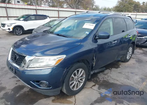 2015 Nissan Pathfinder S z USA, uszkodzony, nr VIN 5N1AR2MM5FC689930